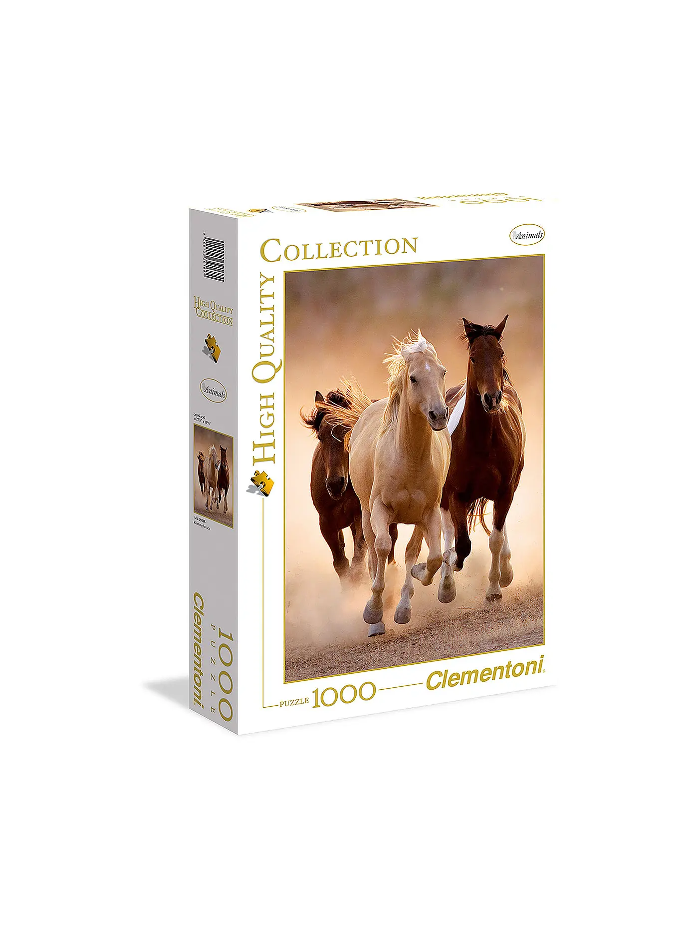CLEMENTONI | Puzzle - Running Horses 1000 Teile | 